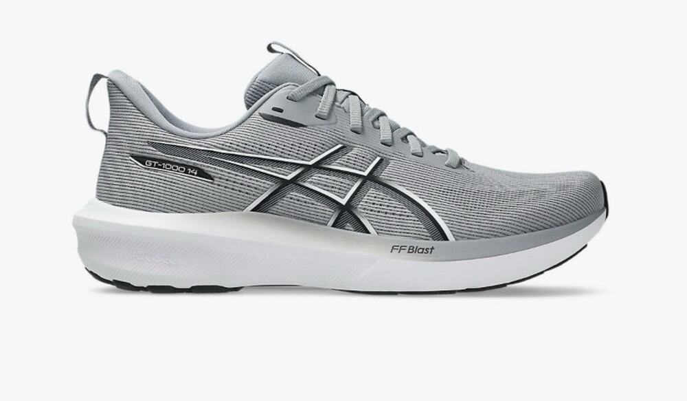 ASICS GT-1000 14 1011C076-020 Gravel/White Mens Size 15 4E